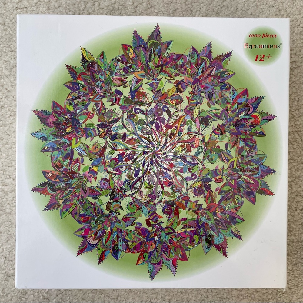 Bgraamiens Colorful Mandala 'Magic Tree of Life' Jigsaw Puzzle—1000 Pieces